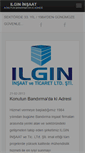 Mobile Screenshot of ilgininsaat.com